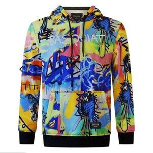 Reason Basquiat Box Hoodie Multicolor Mens Large